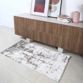 Tapete Passadeira Tokyo 60Cmx1,80 m Havan Casa - Bege Cinza