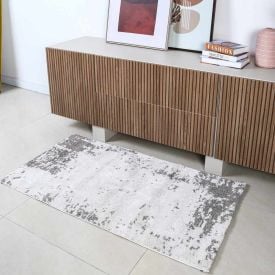 Tapete Tokyo 0,80X1,50 Havan Casa - Bege e Cinza