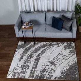 Tapete Para Sala Tokyo 2,00X2,50 M Havan Casa - Off e Azul