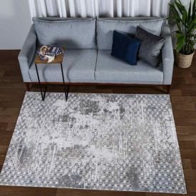 Tapete para Quarto e Sala 2,00X3,00 m Toscana Havan Casa - Marinho Cinza 33B