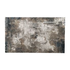 Tapete Toscana 60X100 Cm Havan Casa - Cinza Marinho