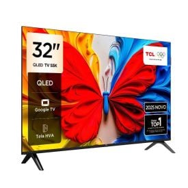 Smart Tv Tcl Qled 32&rdquo; 32S5k Fhd Google com Wi-Fi e Bluetooth Integrado