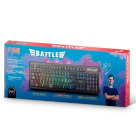 Teclado Gamer Flakes Power Battle Elg Flkt001 - Preto