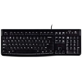 Teclado K120 Com Fio e Teclado Numérico Preto Logitech - Preto