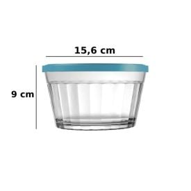 Tigela Americano com Tampa Nadir 1 Litro - Cores Sortidas