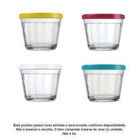 Tigela Americano com Tampa Nadir 150Ml - Cores Sortidas