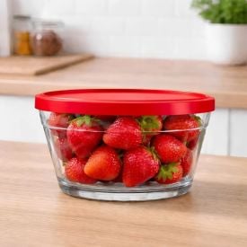 Tigela Americano com Tampa Nadir 600Ml - Cores Sortidas