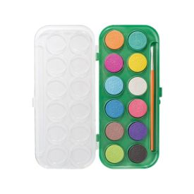 Tinta Aquarela 12 Cores com Pincel Leo&Leo