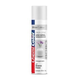 Tinta em Spray Branco Fosco 400Ml Chemicolor - 068.0123