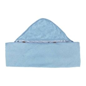 Toalha com Capuz de Canto Plush Havan Baby - Urso Azul