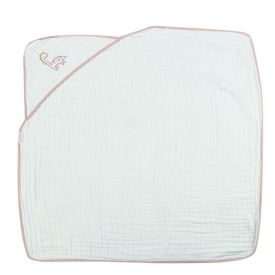 Toalha com Capuz de Canto Soft 80X80cm Havan Baby - Dino Rosa