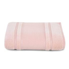 Toalha De Banho 70 Cmx1,40 M Pinte E Borde Havan Casa - Rosa Cha