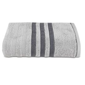 Toalha De Banho 96% Algodão Jacquard Asti Corttex - Cinza