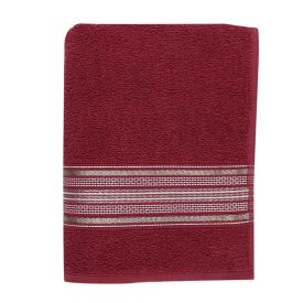 Toalha De Banho 98% Algod&atilde;o Rubi Havan Casa - Cereja Real