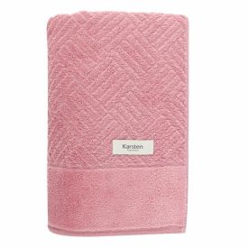 Toalha Banho 100% Algodão Arizona Karsten - Rosa Euforia