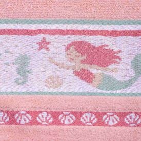 Toalha de Banho Infantil Kids - Sereia Rose Misty