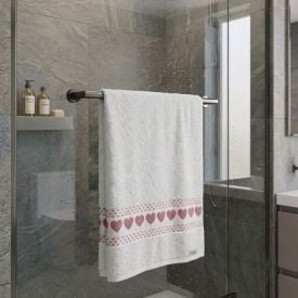 Toalha de Banho Jolie 100% Algodão Havan Casa - Branco