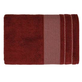 Toalha De Banho 100% Algodão Lisboa Havan Casa - Bordo