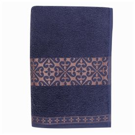 Toalha De Banho 100% Algodão Malbec Havan Casa - Azul Escuro