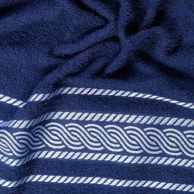 Toalha De Banho 100% Algodão Napole Havan Casa - Azul Marinho