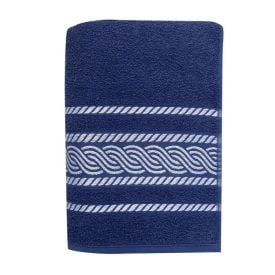 Toalha de Banho 100% Algodão Napole Havan Casa - Azul Marinho
