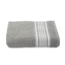 Toalha De Banho 100% Algodão Nara Havan - Cinza