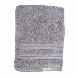 Toalha De Banho 100% Algodão Unika Karsten 1 Pç - Cinza Urbano