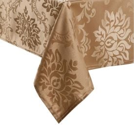 Toalha de Mesa 1,35 X 2,10M Elegance Havan Casa - Arabesco Kaki