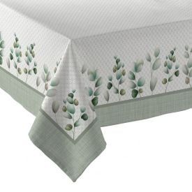 Toalha de Mesa 1,40 X 1,40M Clean Renova Döhler - Folhas Verdes