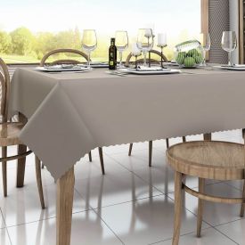 Toalha de Mesa 1,40X1,40 m Gourmet Salehtex - Bege