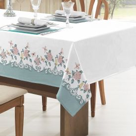 Toalha de Mesa 1,40 X 2,10M Clean Döhler - Borboletas