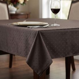 Toalha de Mesa 1,40X2,10 m Requinte Döhler - Chumbo