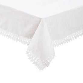Toalha De Mesa 1,60X1,60 M Renda Guipir Finecasa - Veneza