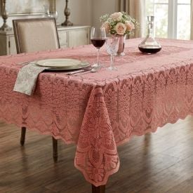 Toalha de Mesa Arabesco 1,60M X 1,60M Havan Casa - Rose
