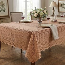 Toalha de Mesa Arabesco 1,60M X 1,60M Havan Casa - Taupe