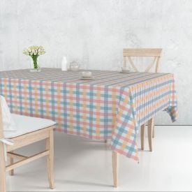 Toalha de Mesa Páscoa Estampada 1,40X2,50 m Havan Casa - Xadrez collor
