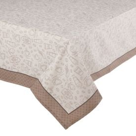 Toalha de Mesa 1,40X2,50M Clean Döhler - Desenho Café