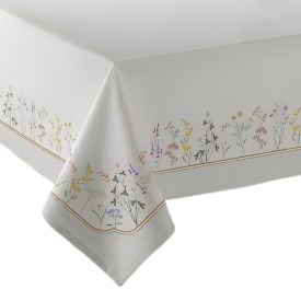 Toalha de Mesa Quadrada 1,80X1,80 m Clean Renova Döhler - Floral Boho