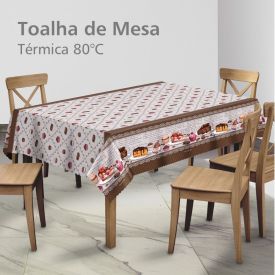 Toalha de Mesa Térmica 1,38X1,38 m Salehtex - Confeitaria