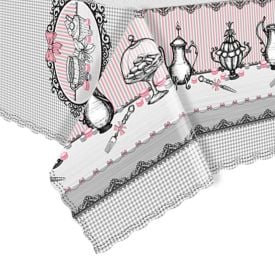 Toalha De Mesa Térmica 1,38X2,10 M Salehtex - Utensílios Rosa