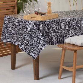 Toalha De Mesa Térmica 1,40X3,00 M Havan Casa - Palavras