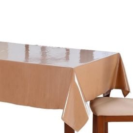 Toalha De Mesa Transparente Retangular Salehtex - 1,40x2,10m