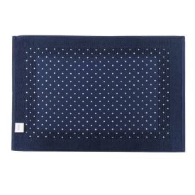 Toalha Para Banheiro Antiderrapante 50X75 Cm Sofisticata Havan Casa - Azul Marinho