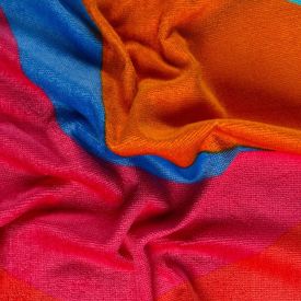 Toalha de Praia Aveludada 100% Algodão Döhler - Multicor