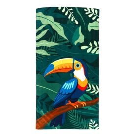 Toalha de Praia Aveludada 100% Algodão Döhler - Tucano