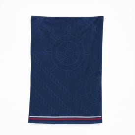 Toalha de Praia Aveludada Havan Casa - Navegar Petróleo