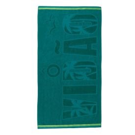 Toalha de Praia Aveludada Havan Casa - Ô Vidão Esmeralda