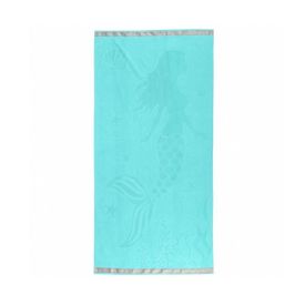 Toalha de Praia Aveludada Havan Casa - Sereia Turquesa