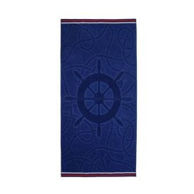 Toalha de Praia Aveludada Havan Casa - Naval Azul