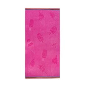 Toalha de Praia Aveludada Havan Casa - Sorvete Rosa Neon